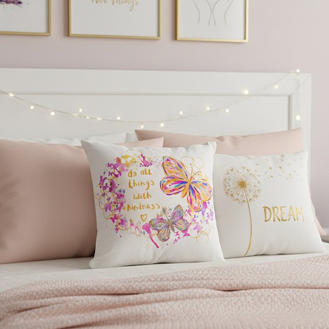 Kindness Throw Pillow (Creator Uploaded)
