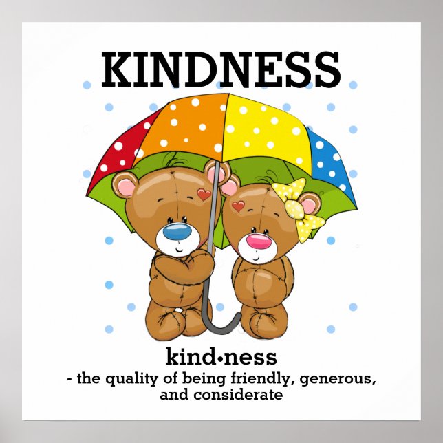 KINDNESS - Vocabulary  Poster (Front)