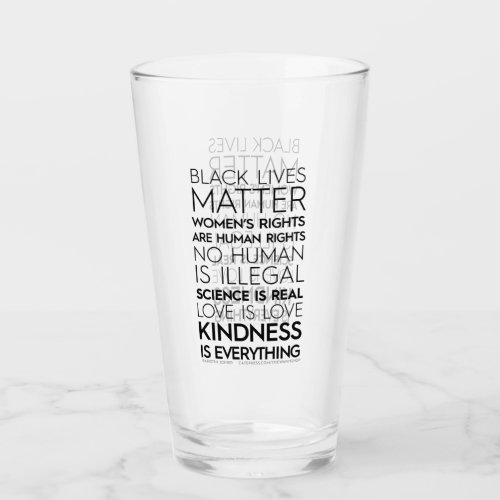 KindnessisEverything Glass Tumbler