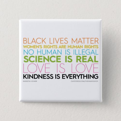 KindnessIsEverything Square Button