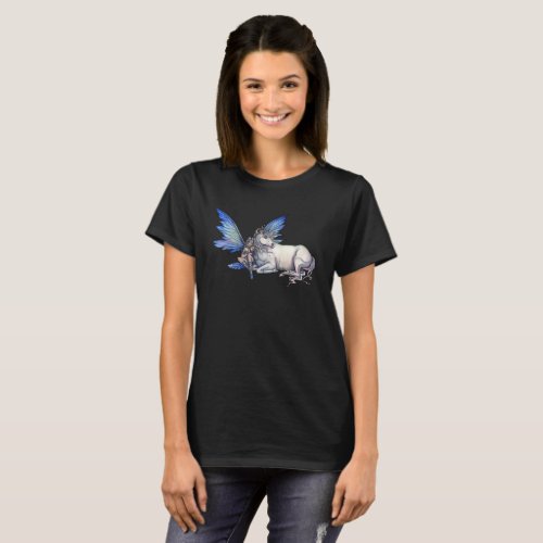 Kindred Fairy and Unicorn by Molly Harrison T_Shirt