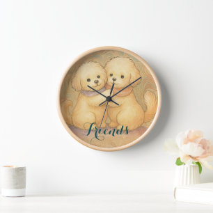 Kindred Paws Clock