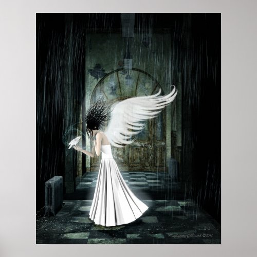 Kindred Spirit Gothic Art Poster