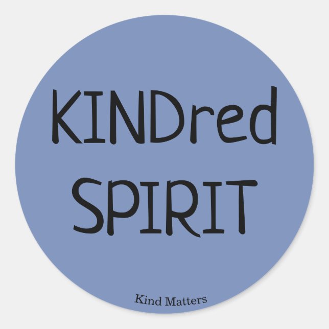 KINDred SPIRIT sticker (Front)