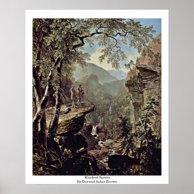 Kindred Spirits By Durand Asher Brown Poster (Front)