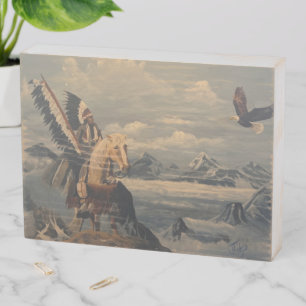 Kindred Spirits, Original By Gary Poling Wooden Box Sign