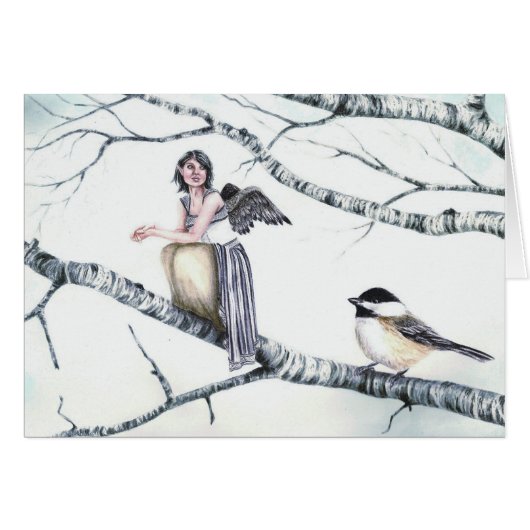 "Kindreds - Chickadee" by Deanna Bach Art Cards (Front Horizontal)