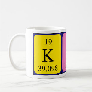 Kine periodic table name mug
