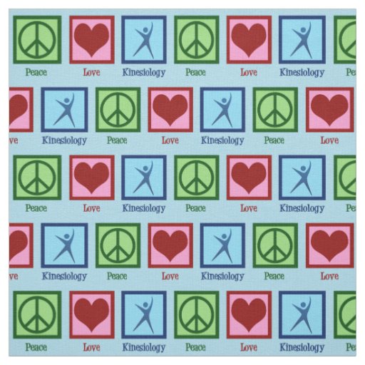 Kinesiologist Peace Love Kinesiology Fabric
