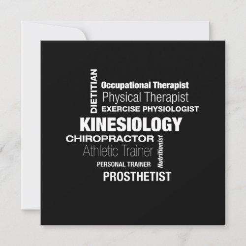 Kinesiology Kinesiologist Physio Physical Therapis Invitation