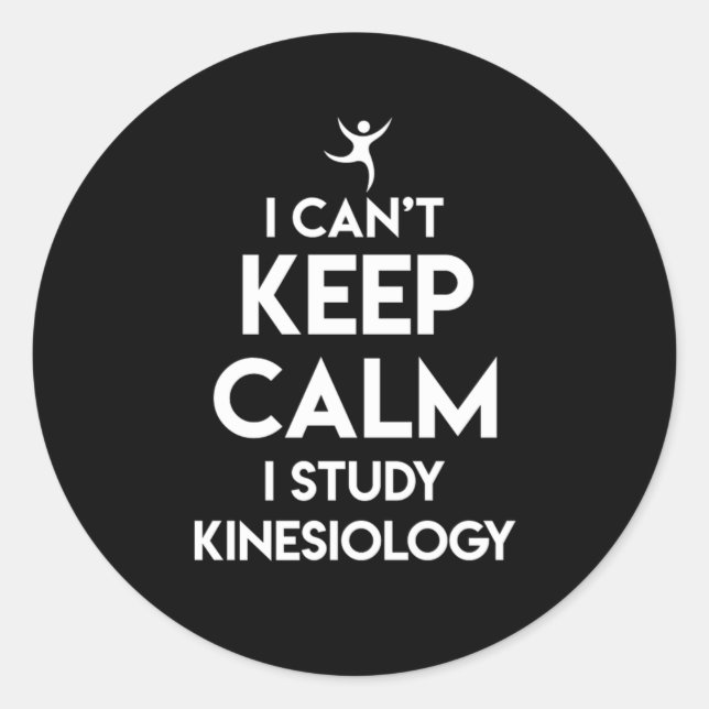 Kinesiology Practitioner Student Future Kinesiolog Classic Round Sticker (Front)