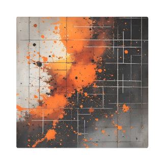 Kinetic Explosion Metal Print