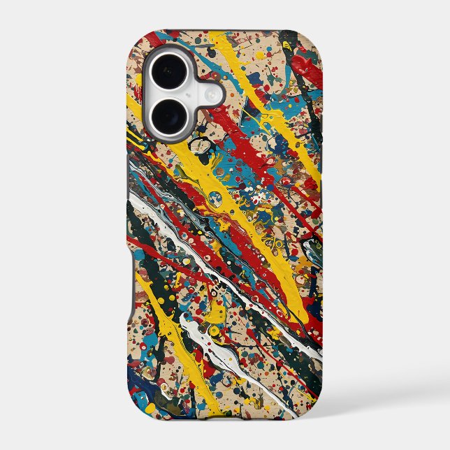 Kinetic Paint Drip Case-Mate iPhone Case (Back)