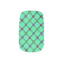 Kinetic Plaid Rainbow Diamond Print