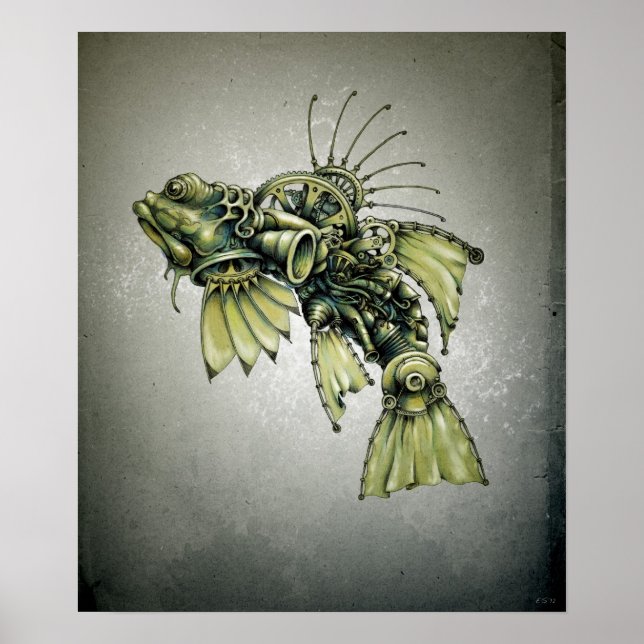 Kinetic Seafood Poster (Front)