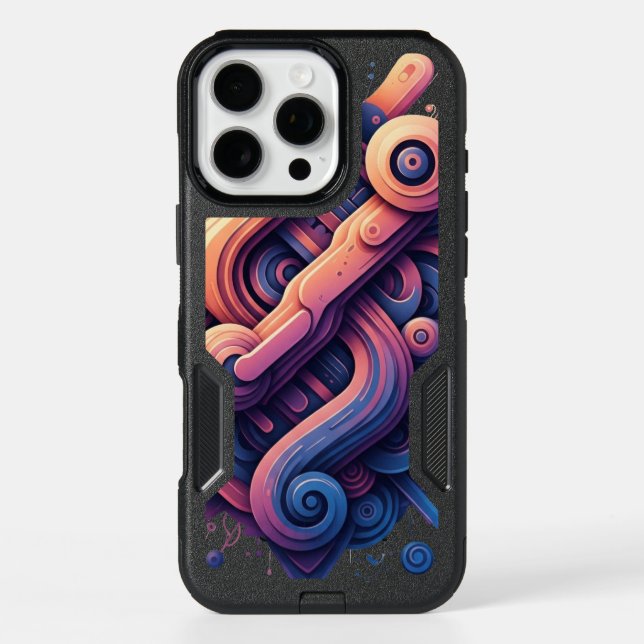  Kinetic Swirl Otterbox case - iphone16ProMax case (Back)