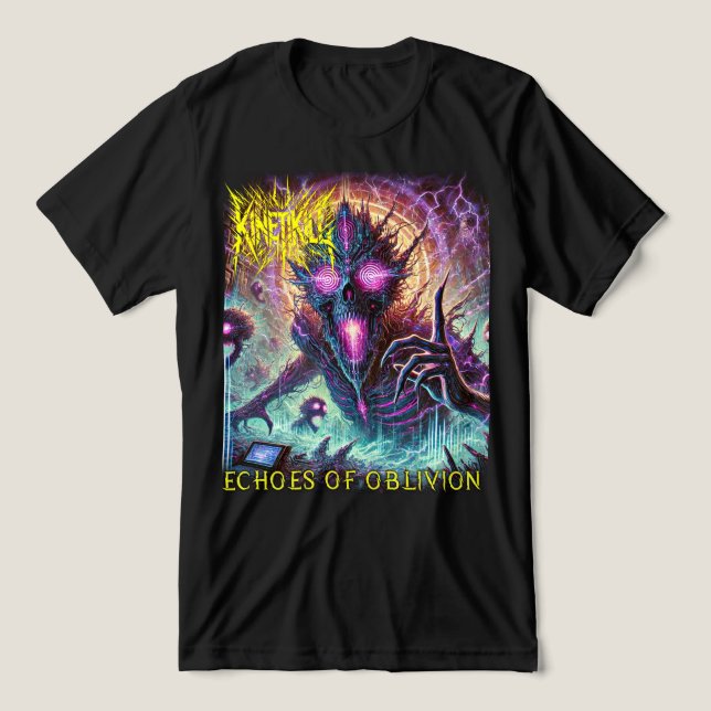 Kinetikill - Echoes Tee V1 (Design Front)