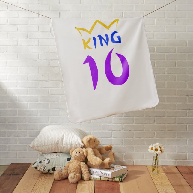 King 10 baby blanket (In Situ)