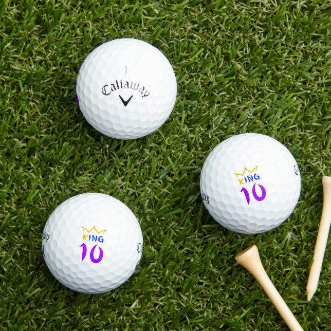 King 10 golf balls (Insitu Grass)