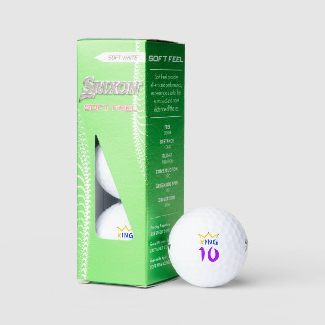 King 10 golf balls (Packaging)