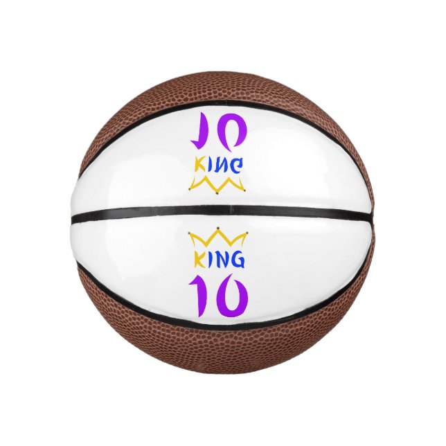 King 10 mini basketball (Front)