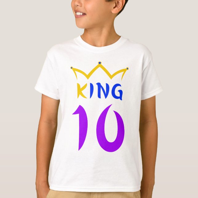 King 10 T-Shirt (Front)