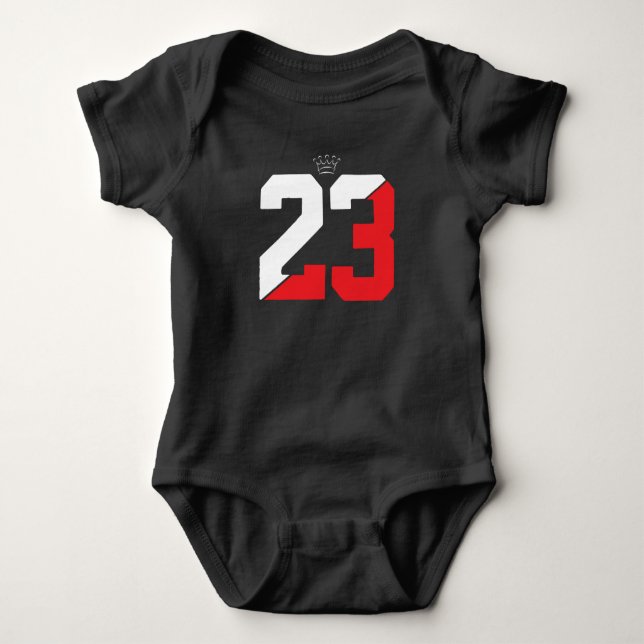 King 23 baby bodysuit (Front)