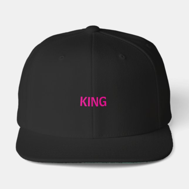 KING 6-Panel Modern Elegant Classic Look Men-Hat Visor (Front)