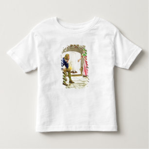 King Alfred (849-99) burning the cakes, from 'Peep Toddler T-shirt
