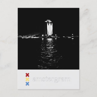 King Amstergram Postcard
