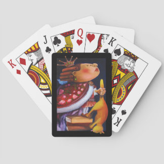 King and Cat playing cards