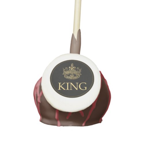 King and Crown Royal Emblem Cake Pops