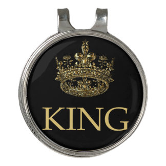 King and Crown Royal Emblem Golf Hat Clip