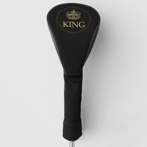 King and Crown Royal Emblem Golf Head Cover