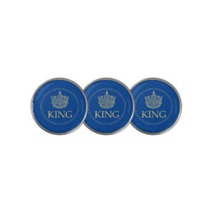 King and Crown Royal Emblem (New Version)  Golf Ball Marker