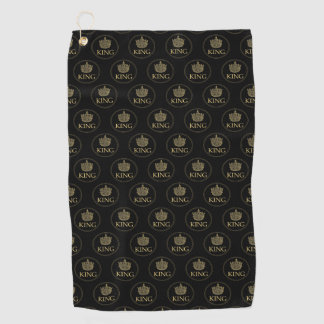 King and Crown Royal Emblem (New Version)  Golf Towel
