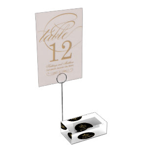 King and Crown Royal Emblem Place Card Holder