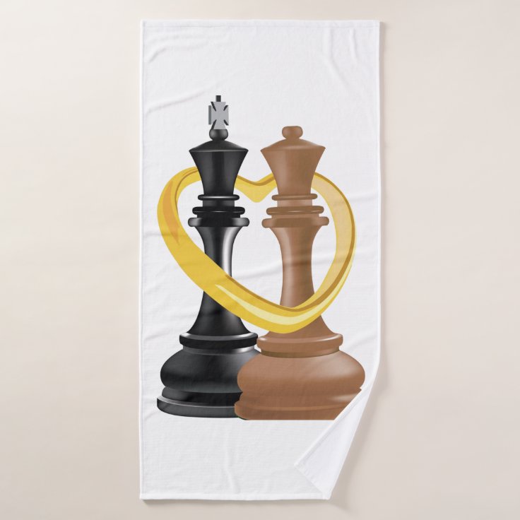 King and Queen Bath Towel Set Zazzle