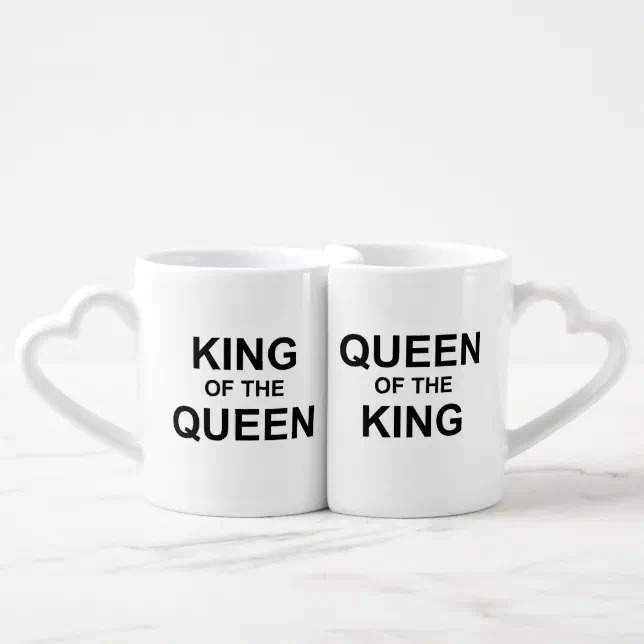 KING AND QUEEN COFFEE MUG SET Zazzle