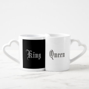 Gyztore - Tazas para parejas 'His Queen, Her King' en español su