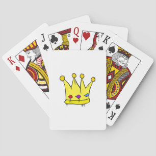 King and Queen Crown Poker Cards