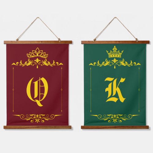 King  and Queen Hanging Tapestry