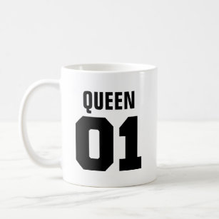 Gyztore - Tazas para parejas 'His Queen, Her King' en español su