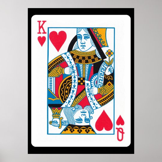 King and Queen of Hearts Poster | Zazzle.com