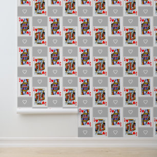 King and Queen of Hearts Wallpaper Wallpaper