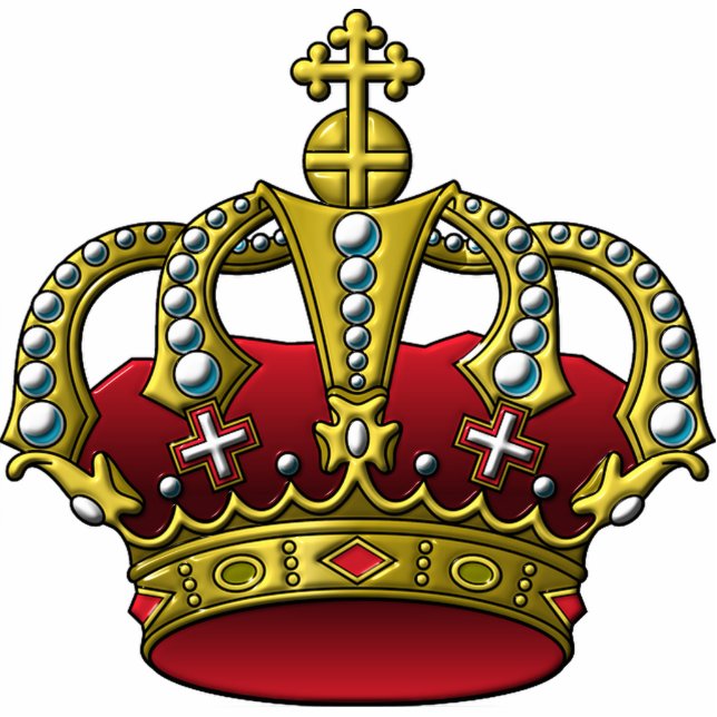 King and Queens Crown Cutout (Front)
