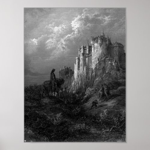 King Arthur and Camelot by Gustave Dorâ 1868 Poster