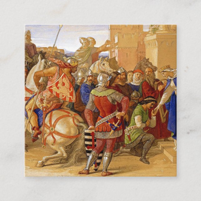 King Arthur and Knights of the Round Table Enclosure Card (Front)