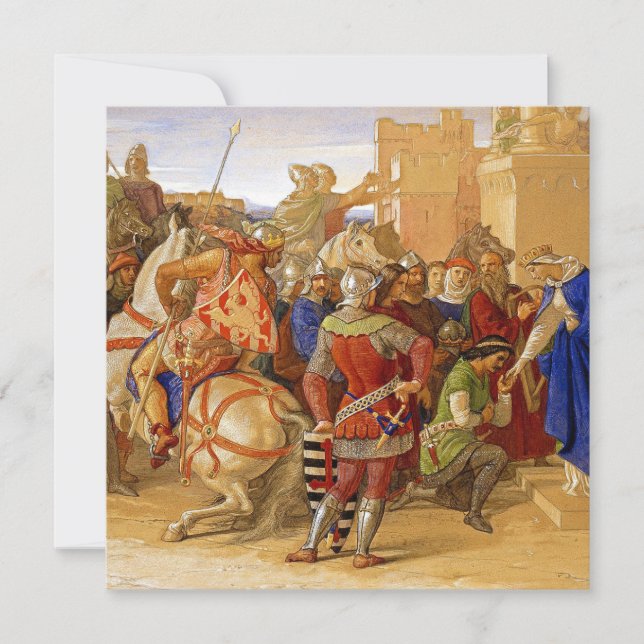 King Arthur and Knights of the Round Table Invitation (Front)