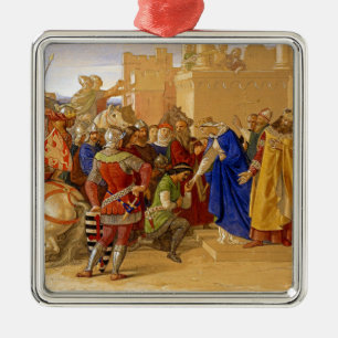 King Arthur and Knights of the Round Table Metal Ornament
